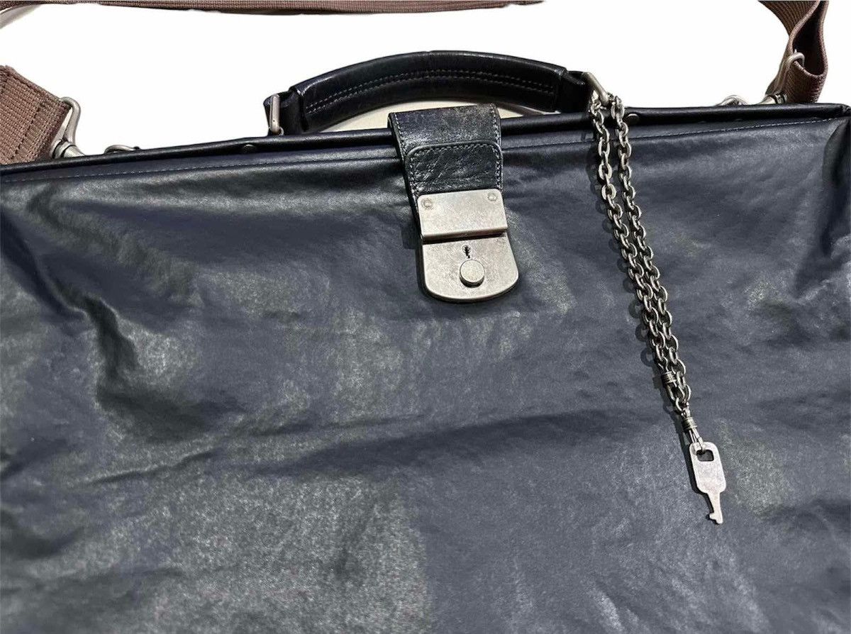 Gaultier Homme Objet × Jean Paul Gaultier 🔥Vintage Jean Paul Gautier Doctor Bag Leather Boston Bag JPG Size ONE SIZE - 3 Thumbnail