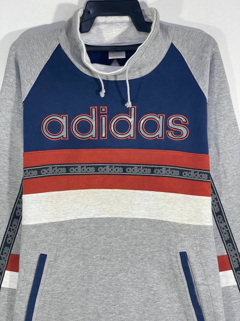Adidas Vintage adidas big logo hoodie hip hop style yo yo Size US M / EU 48-50 / 2 - 5 Thumbnail