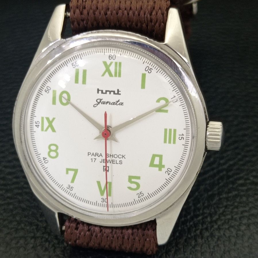 HMT AUTHENTIC HMT JANATA HAND-WINDING MENS WATCH a700095-a Size 38 - 3 Thumbnail