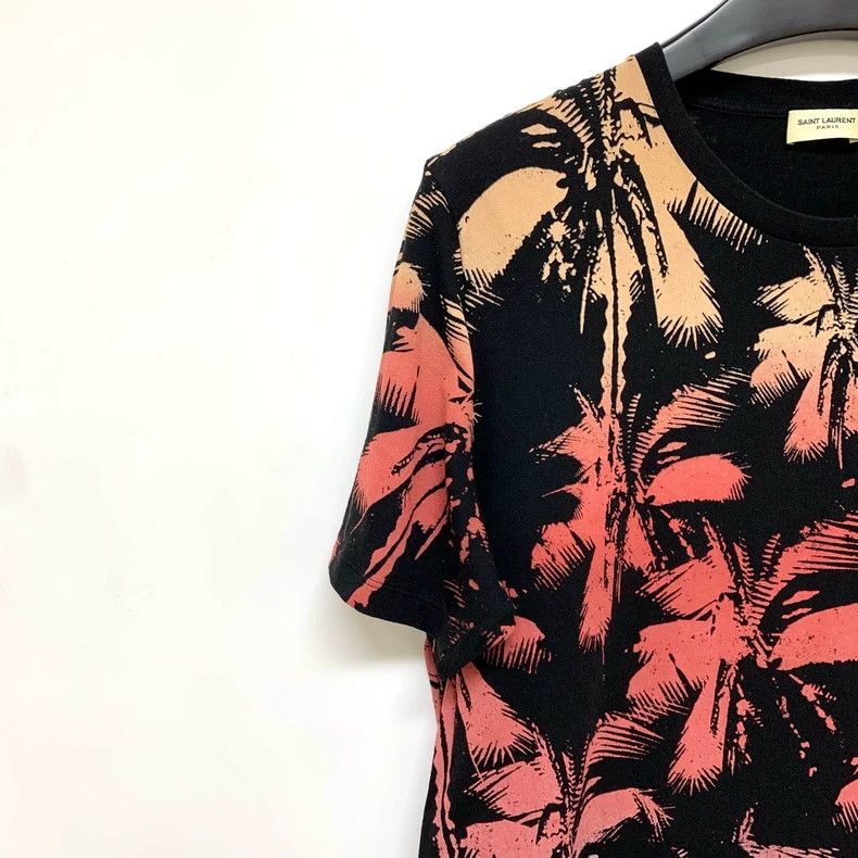 Saint Laurent Coconut Tree Short Sleeves 2504-Nextarrow