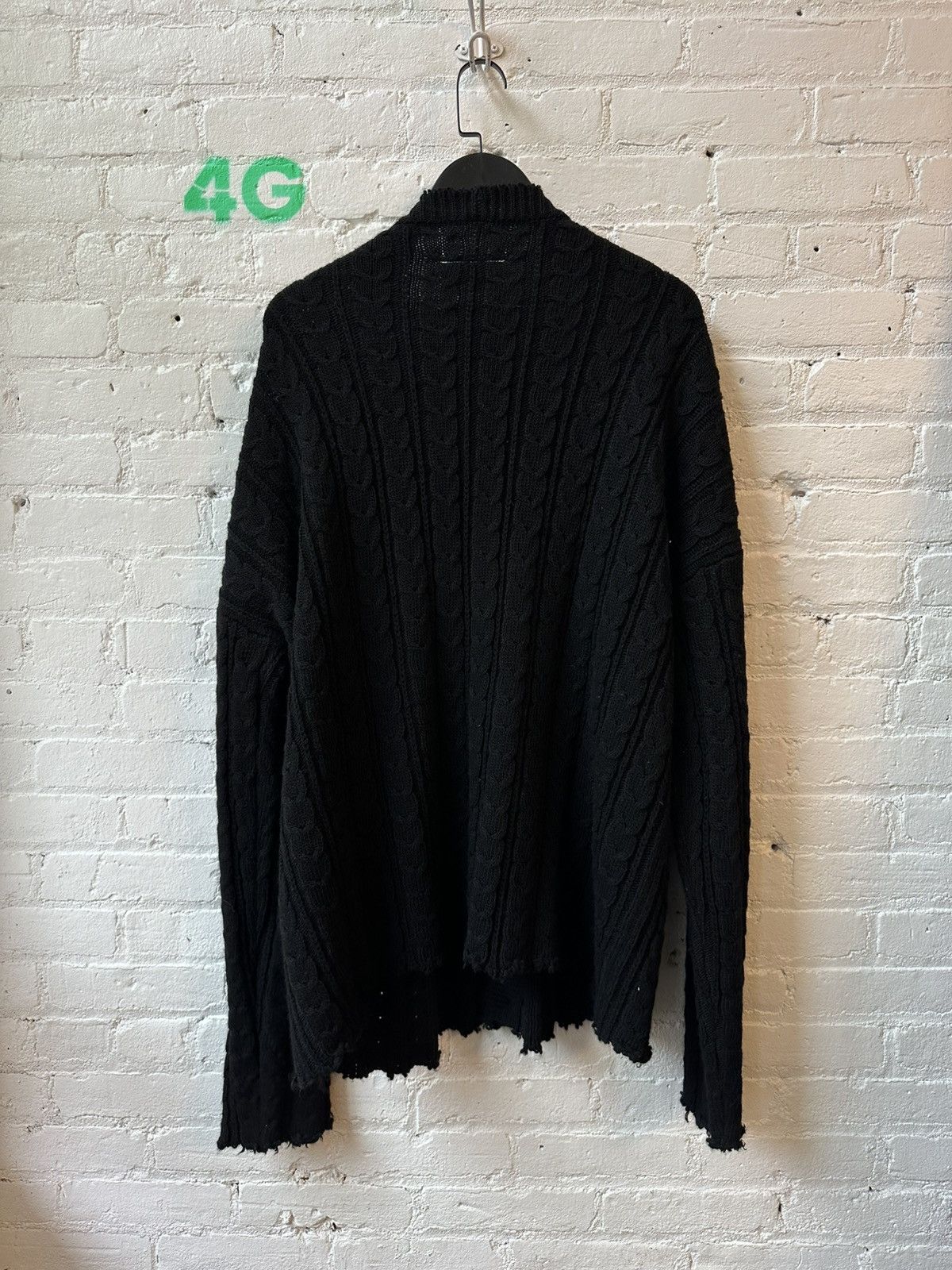 Maison Margiela MARGIELA THRASHED XL KNITT CARDIGAN Size US XL / EU 56 / 4 - 4 Thumbnail