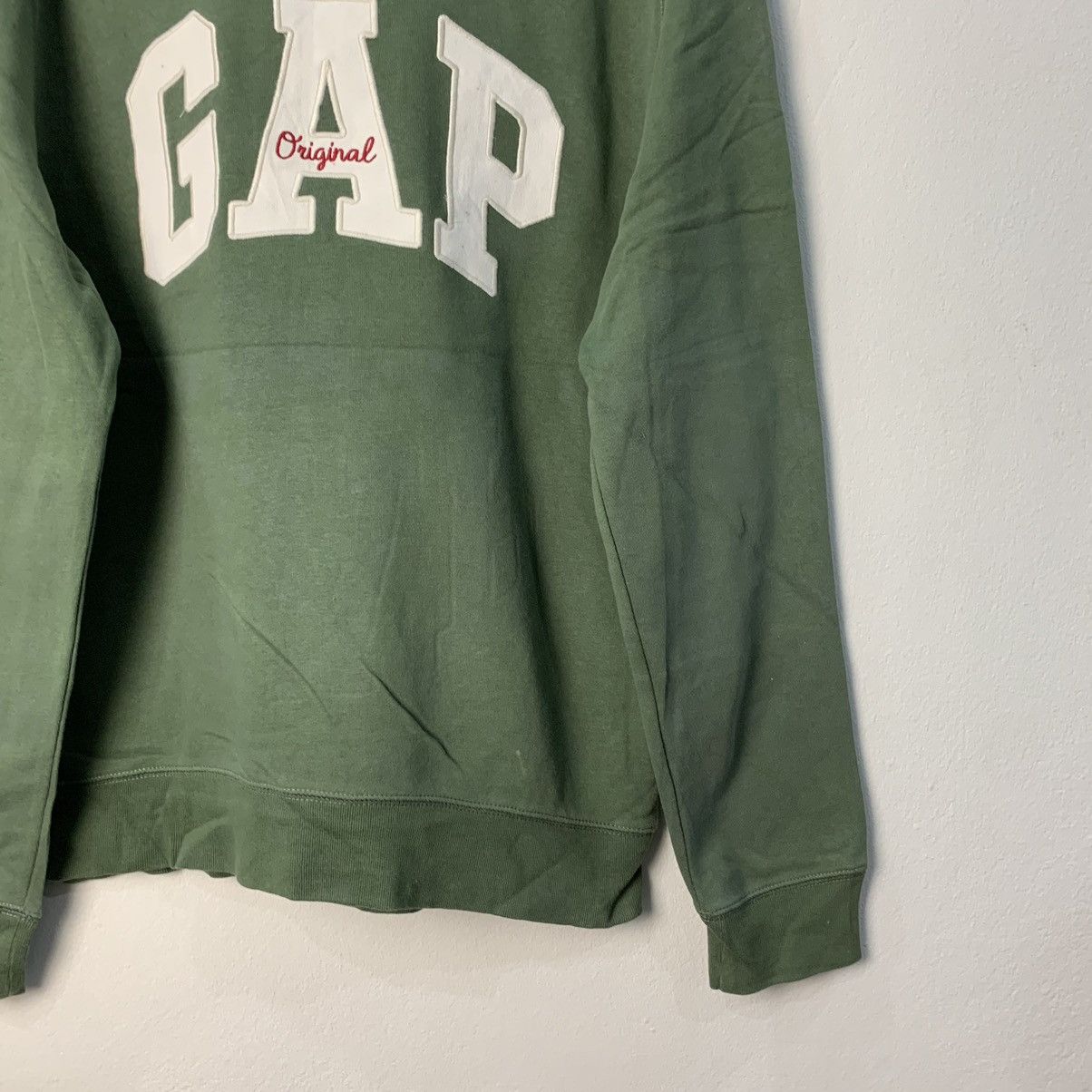 Gap Vintage GAP Green Sweatshirt Crewneck Size US M / EU 48-50 / 2 - 2 Thumbnail