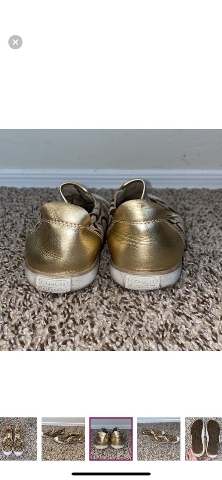 Coach Coach Beale signature slip on loafer sneakers size 7 Size US 7 / IT 37 - 4 Thumbnail