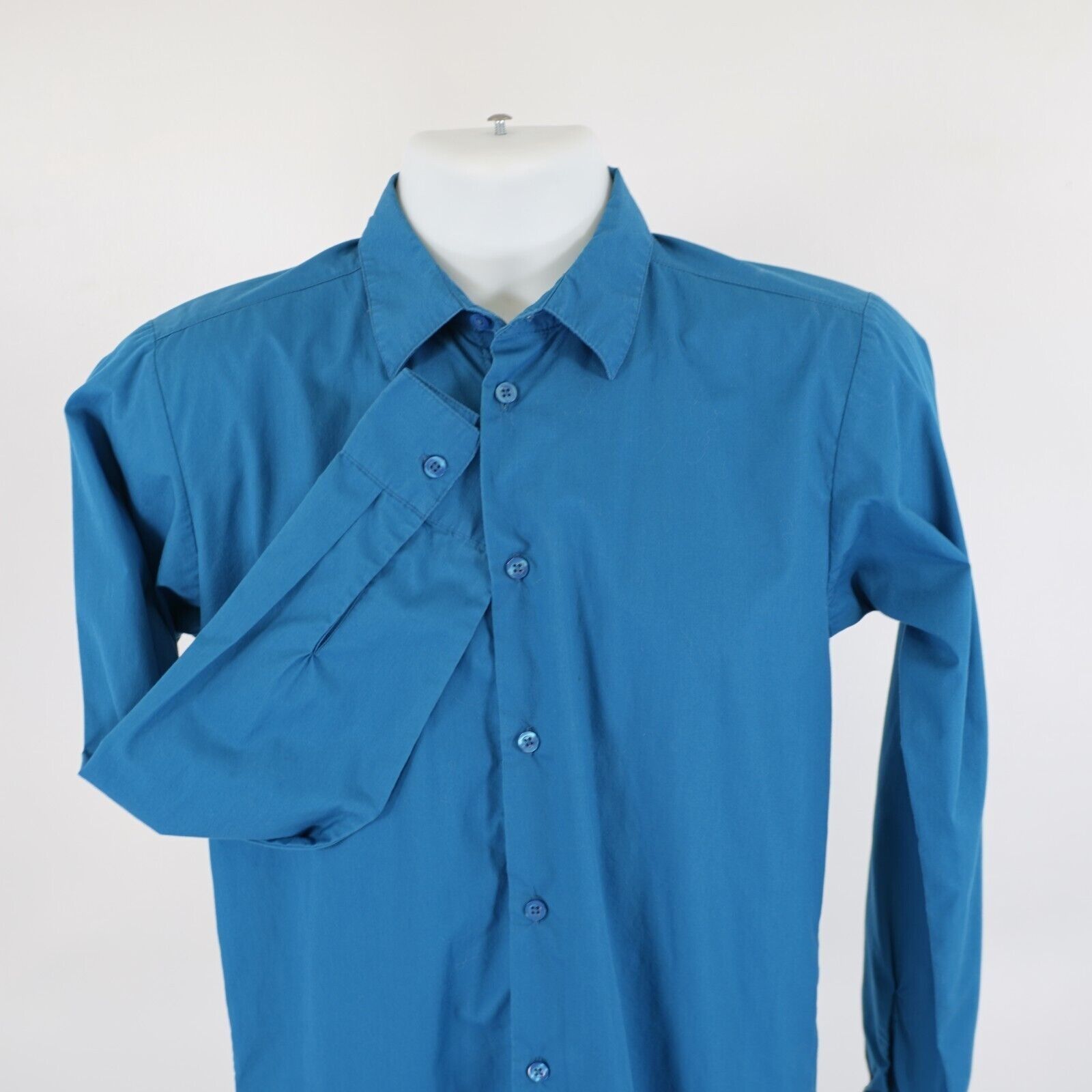 Dockers Dockers Teal Collared Dress Shirt Boys Size 18 Size US XXS / EU 40 - 1 Thumbnail