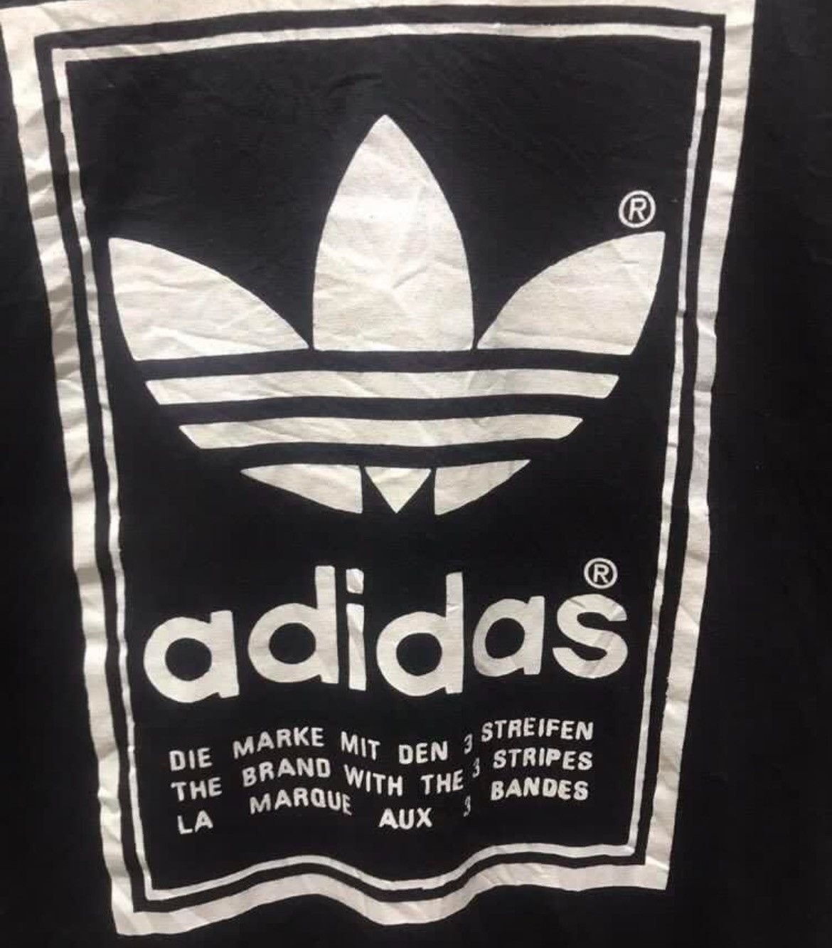 Adidas × Vintage '90s Adidas Trefoil Vintage Tee Size US M / EU 48-50 / 2 - 4 Thumbnail
