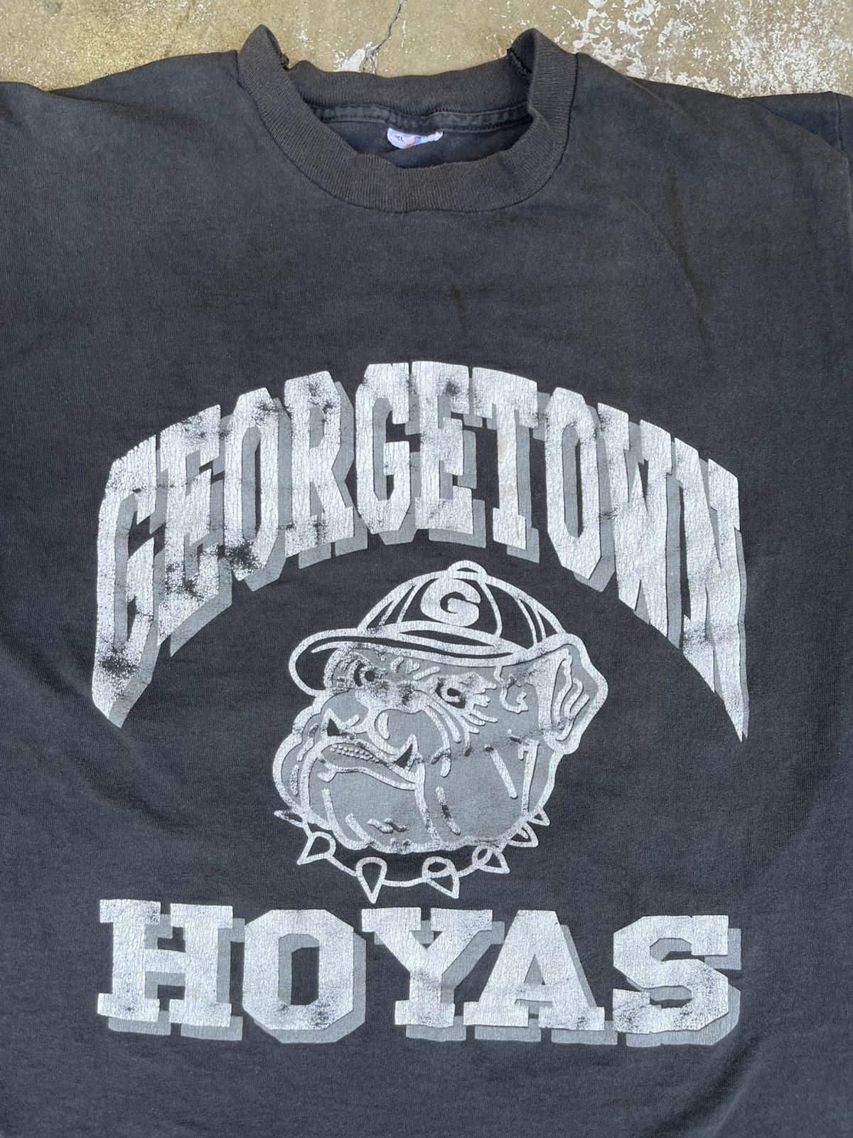 NCAA Vintage 90s Georgetown Hoyas Shirt Size US XL / EU 56 / 4 - 2 Thumbnail