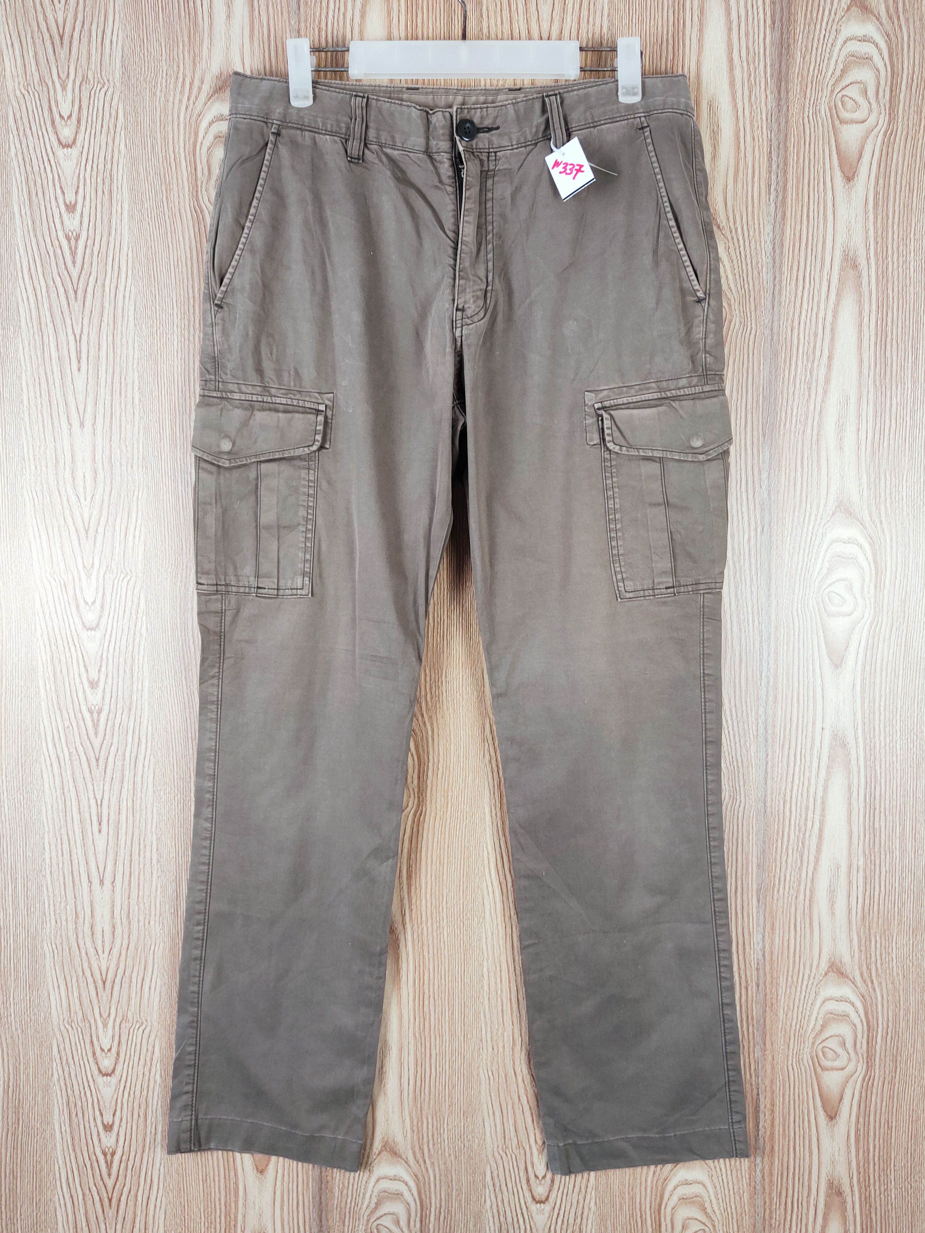 Japanese Brand Uniqlo Brown Multipocket Tactical Cargo Pants #W337 Size US 32 / EU 48 - 1 Thumbnail