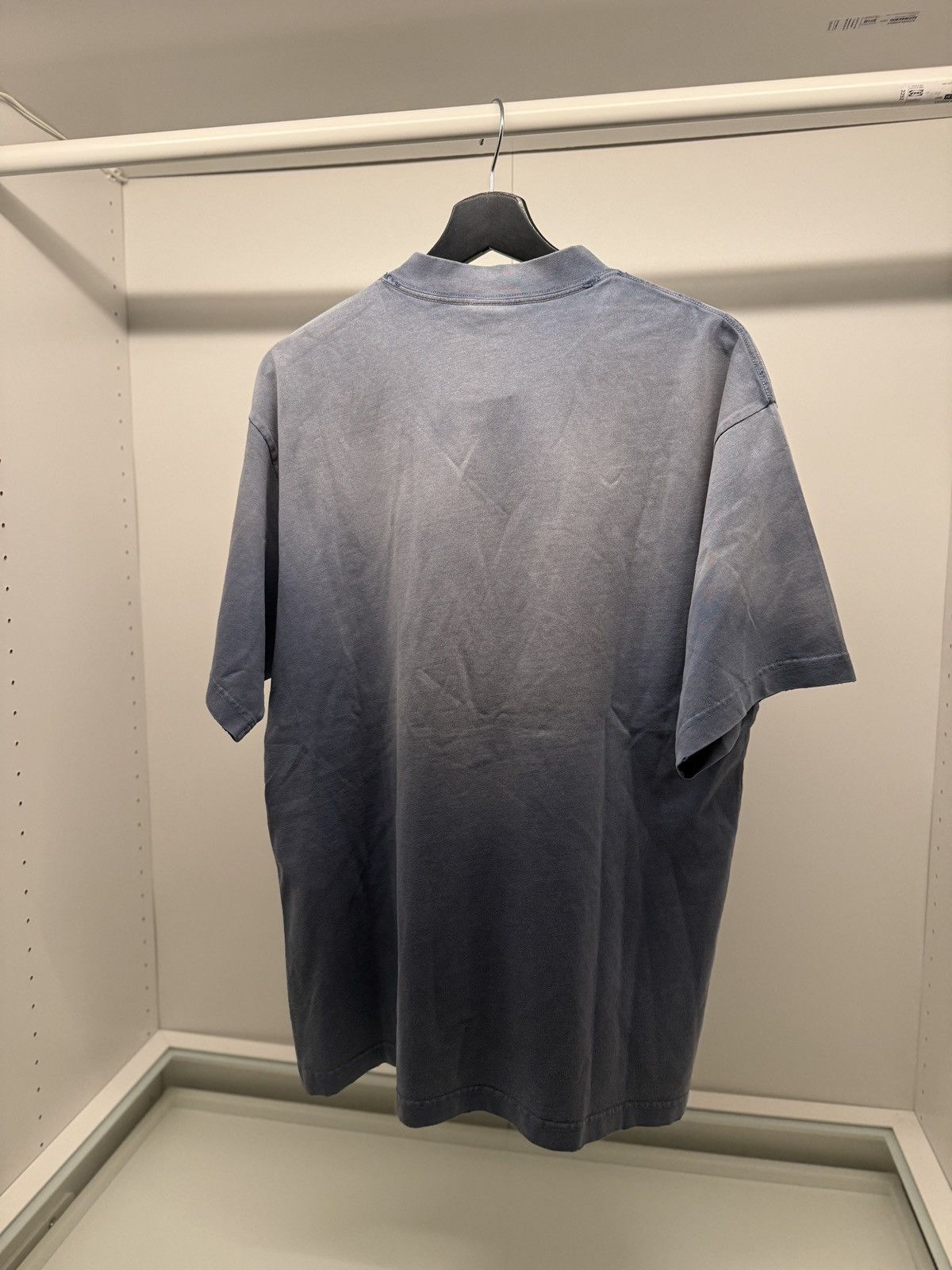 Balenciaga Balenciaga be Kind Blue faded T-Shirt Size US S / EU 44-46 / 1 - 2 Thumbnail