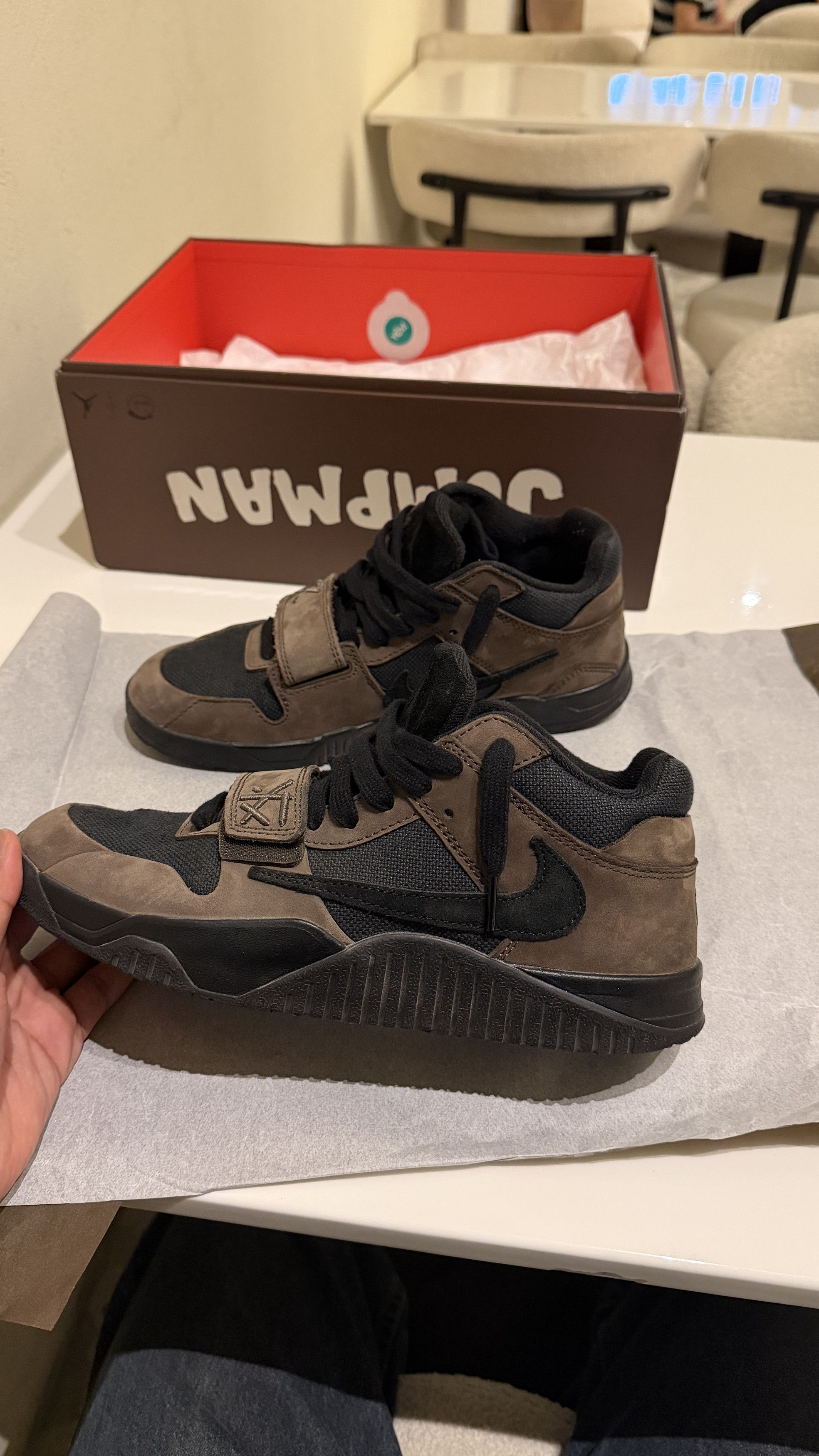 Jordan Brand × Travis Scott Jumpman jack dark mocha Size US 7.5 / EU 40-41 - 1 Thumbnail