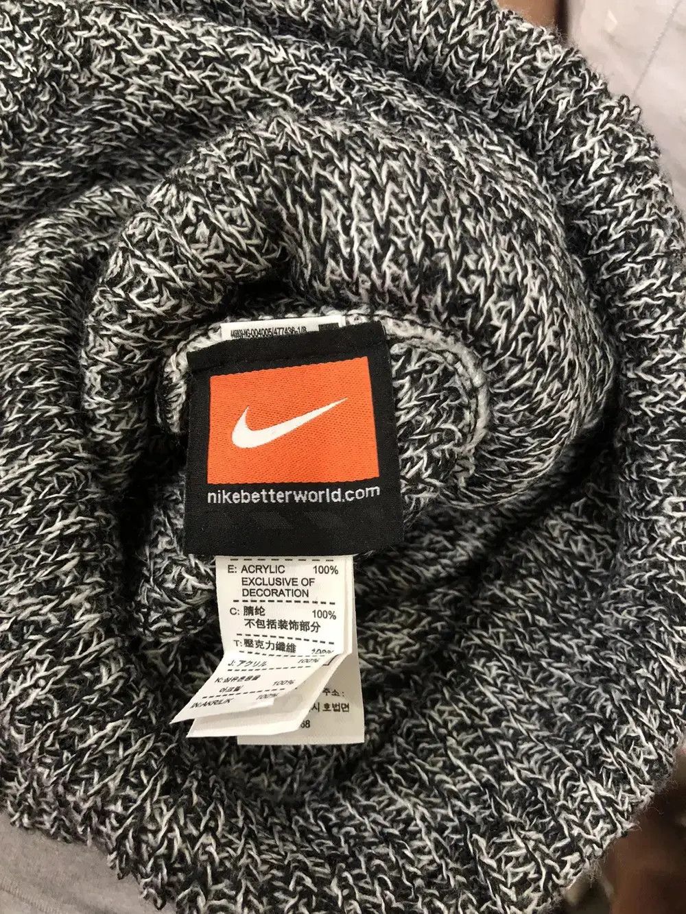 Nike Vintage Nike Plain Beanie Hat Size ONE SIZE - 4 Thumbnail