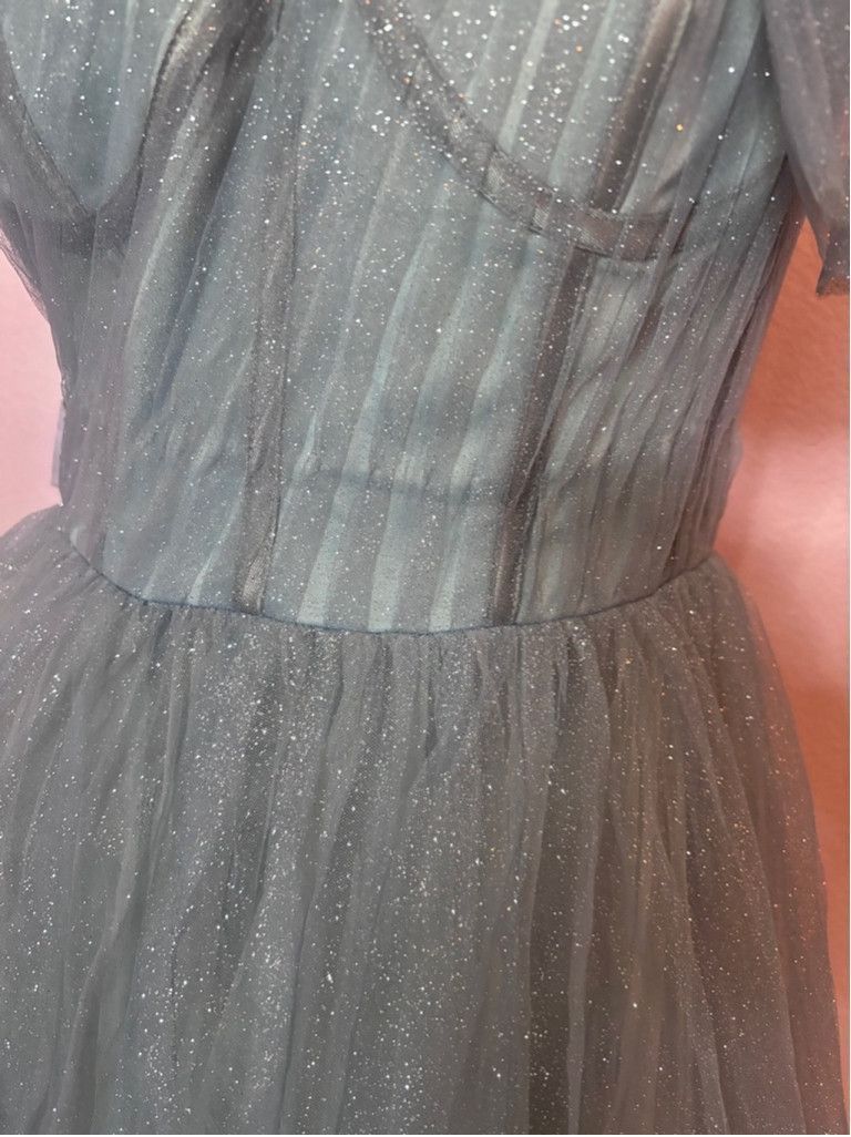 Mac Duggal Mac Duggal Dress 6R Blue Grey Size M / US 6-8 / IT 42-44 - 4 Thumbnail
