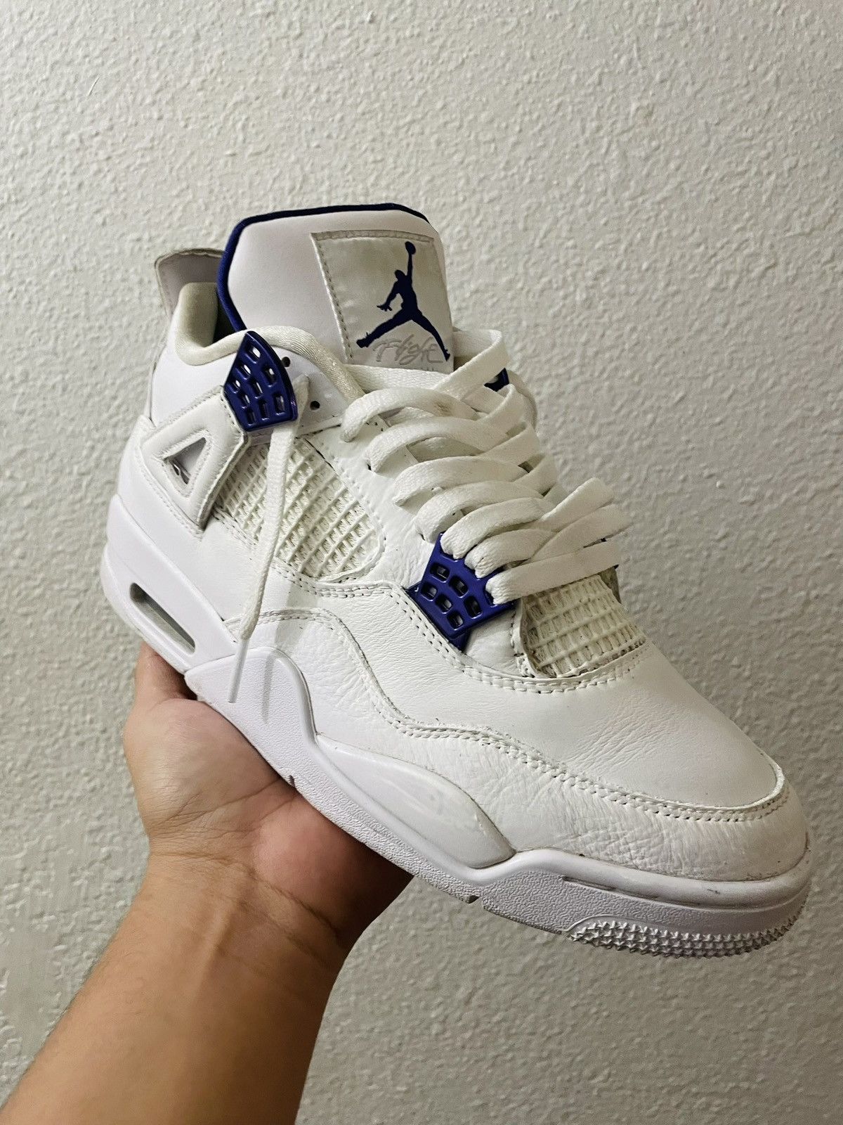 Jordan Brand Sz 9 Jordan 4 Purple Metallic Size US 9 / EU 42 - 10 Thumbnail