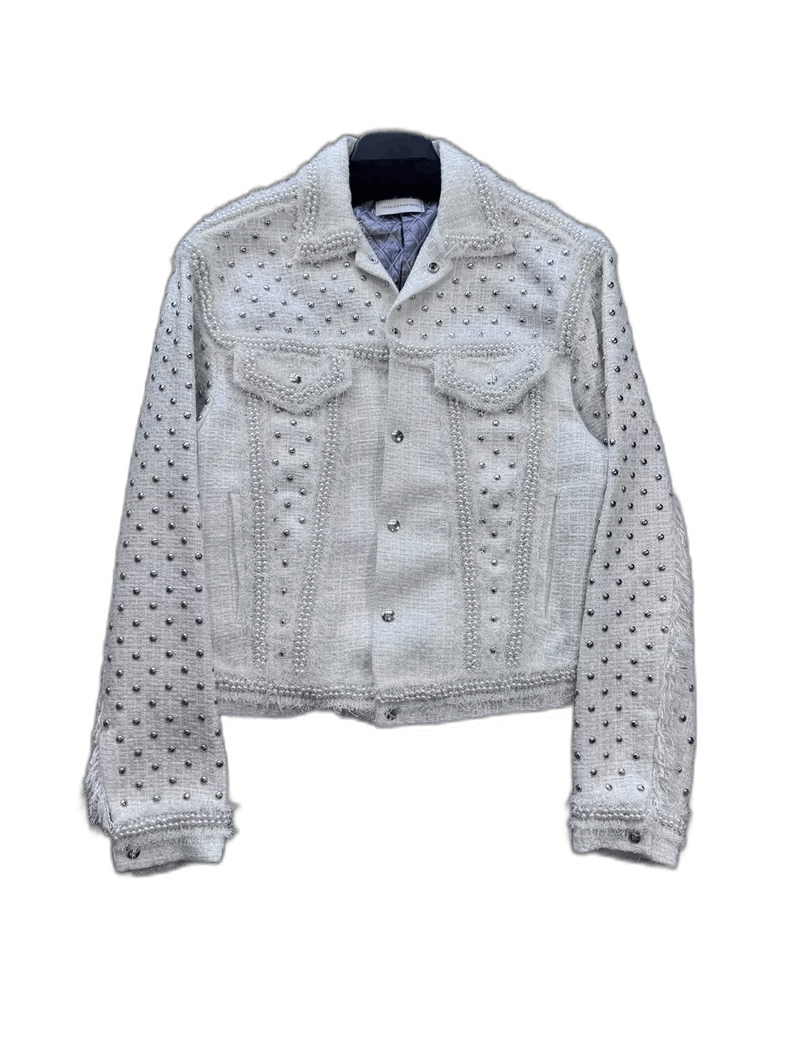 Faith Connexion Faith Connexion Pearl Detail Jacket-yf Size US M / EU 48-50 / 2 - 1 Thumbnail