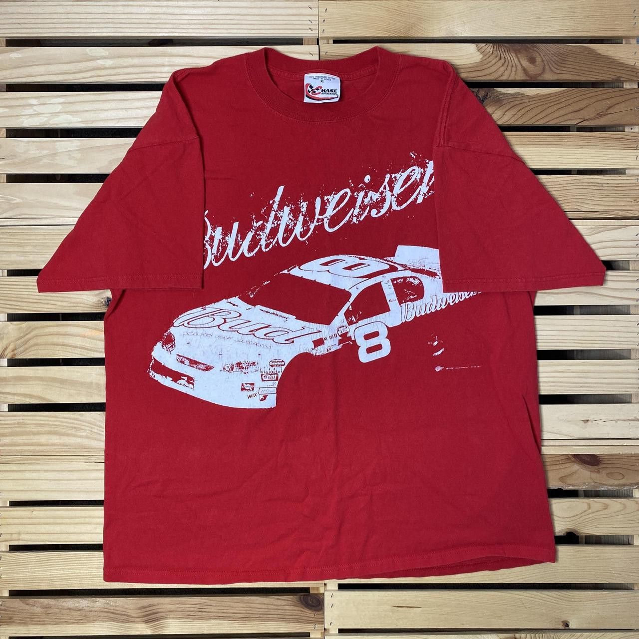 NASCAR Vintage NASCAR x Dale Earnhardt Jr. Red Racing Tee Size XL Size US XL / EU 56 / 4 - 1 Thumbnail