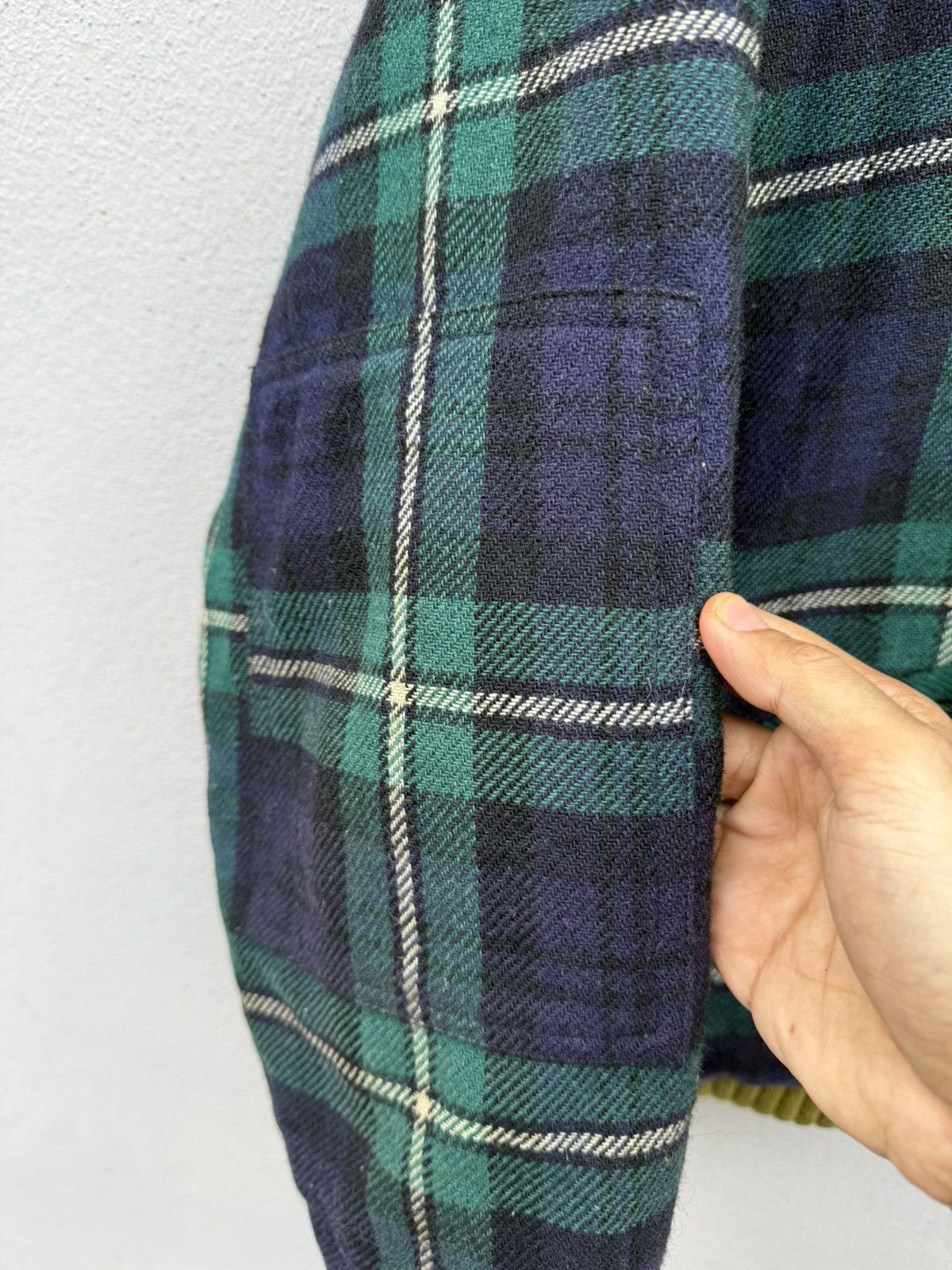 Seditionaries VTG 80s-90s MILKBOY Plaid Boxy Wool Quilted Bomber Jacket Size US L / EU 52-54 / 3 - 5 Thumbnail