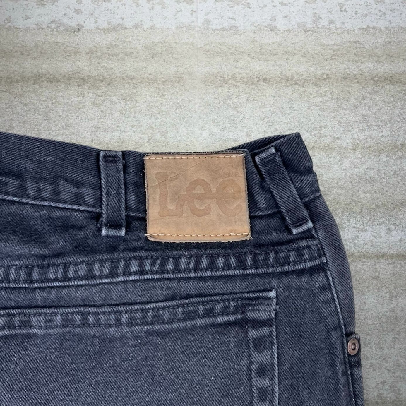 Lee Vintage 90s Lee MR Jeans 38x32 Relaxed Fit Jet Black Wash Size US 38 / EU 54 - 4 Thumbnail