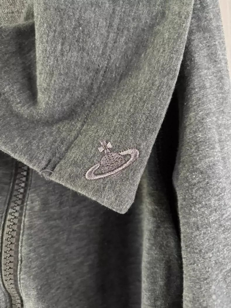 Vivienne Westwood Vivienne Westwood Light gray thin hoodie Size M / US 6-8 / IT 42-44 - 4 Thumbnail