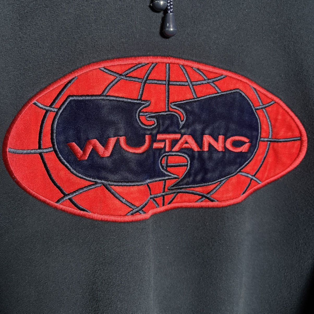 Rap Tees Vintage 90s Wu-Tang Patch Logo Hoodie / Hiphop Rapper Size US XXL / EU 58 / 5 - 2 Thumbnail