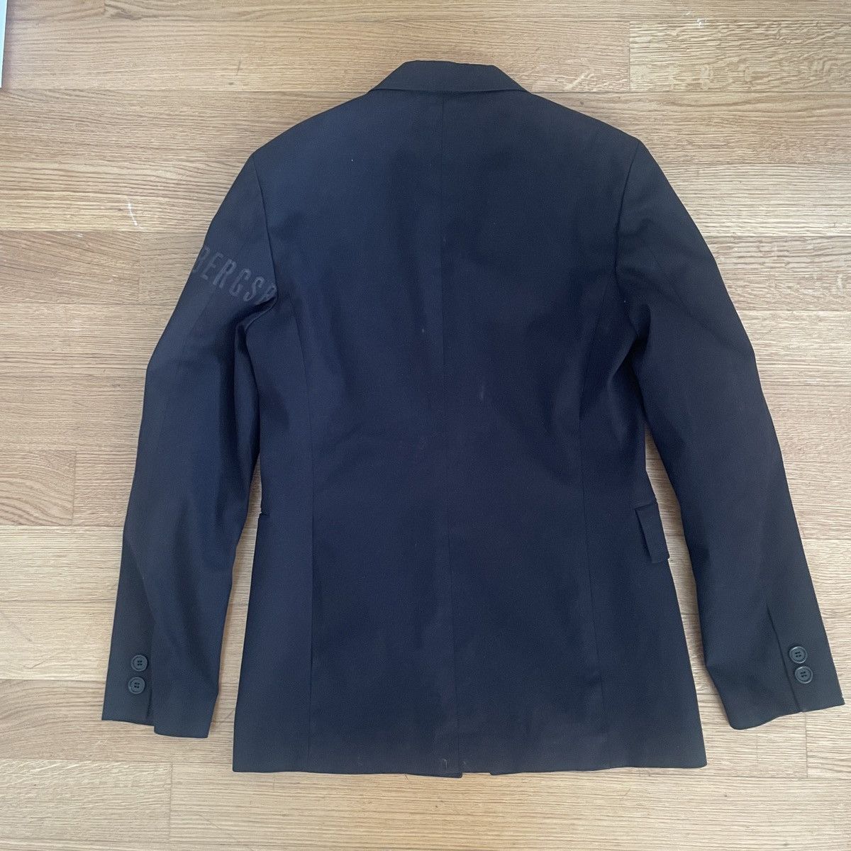 Dirk Bikkembergs Dirk Bikkembergs embossed black cotton blazer made in Italy Size 48R - 4 Thumbnail