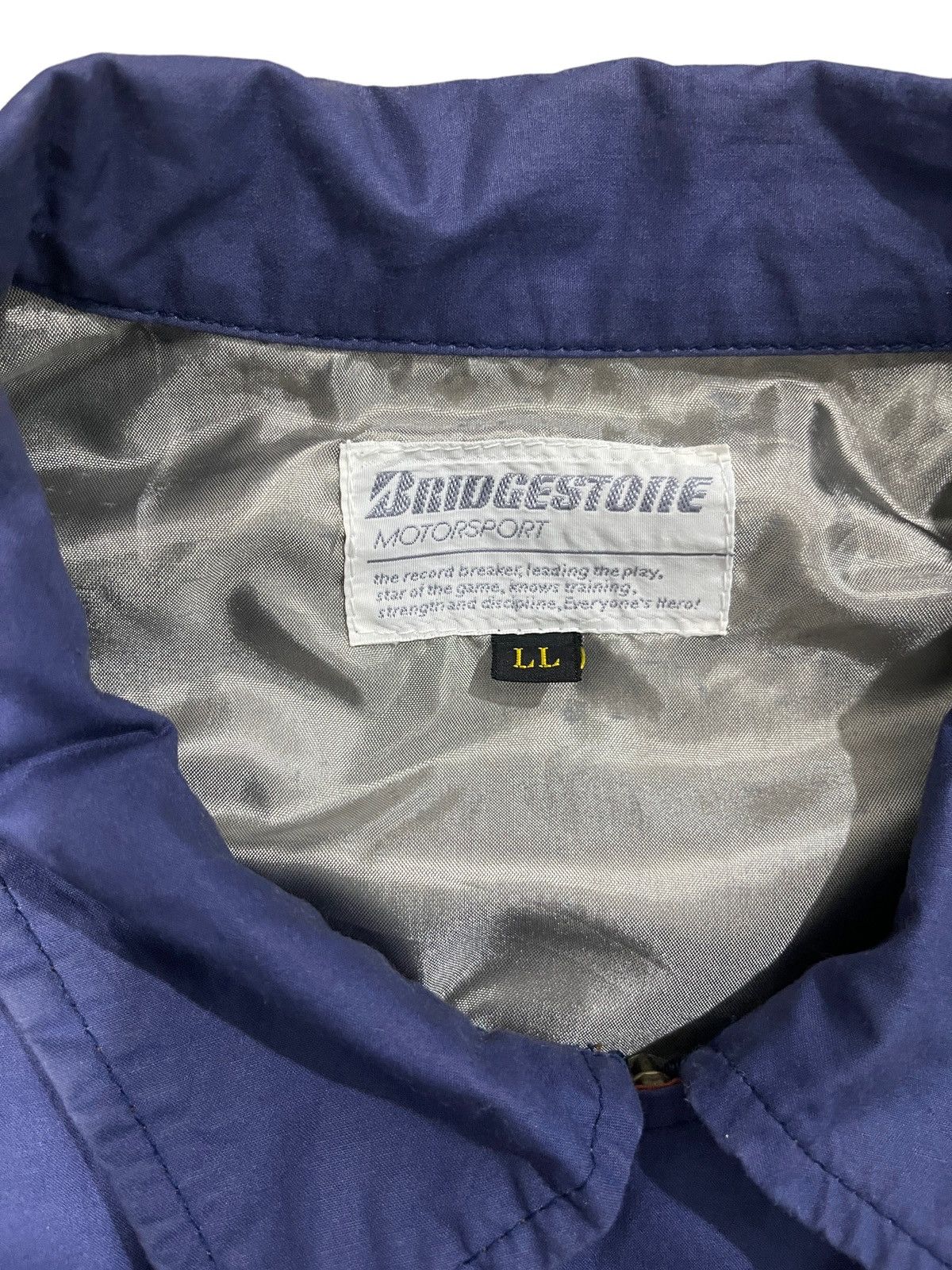 Japanese Brand × Vintage Vintage Bridgestone Motorsports Light Jacket Size US L / EU 52-54 / 3 - 19 Thumbnail