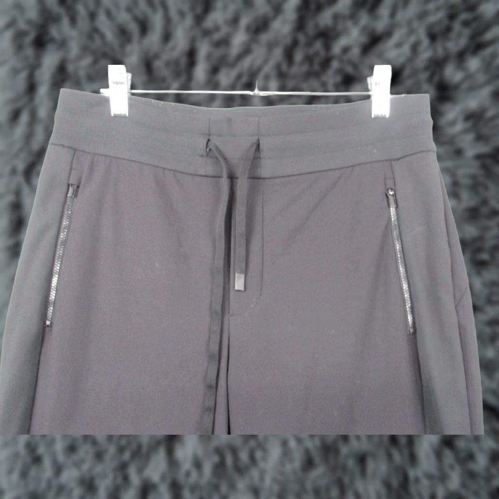 Athleta Athleta Trek Jogger Pants Women 6 Black Zip Pockets Running Athletic Size 30" / US 8 / IT 44 - 1 Thumbnail