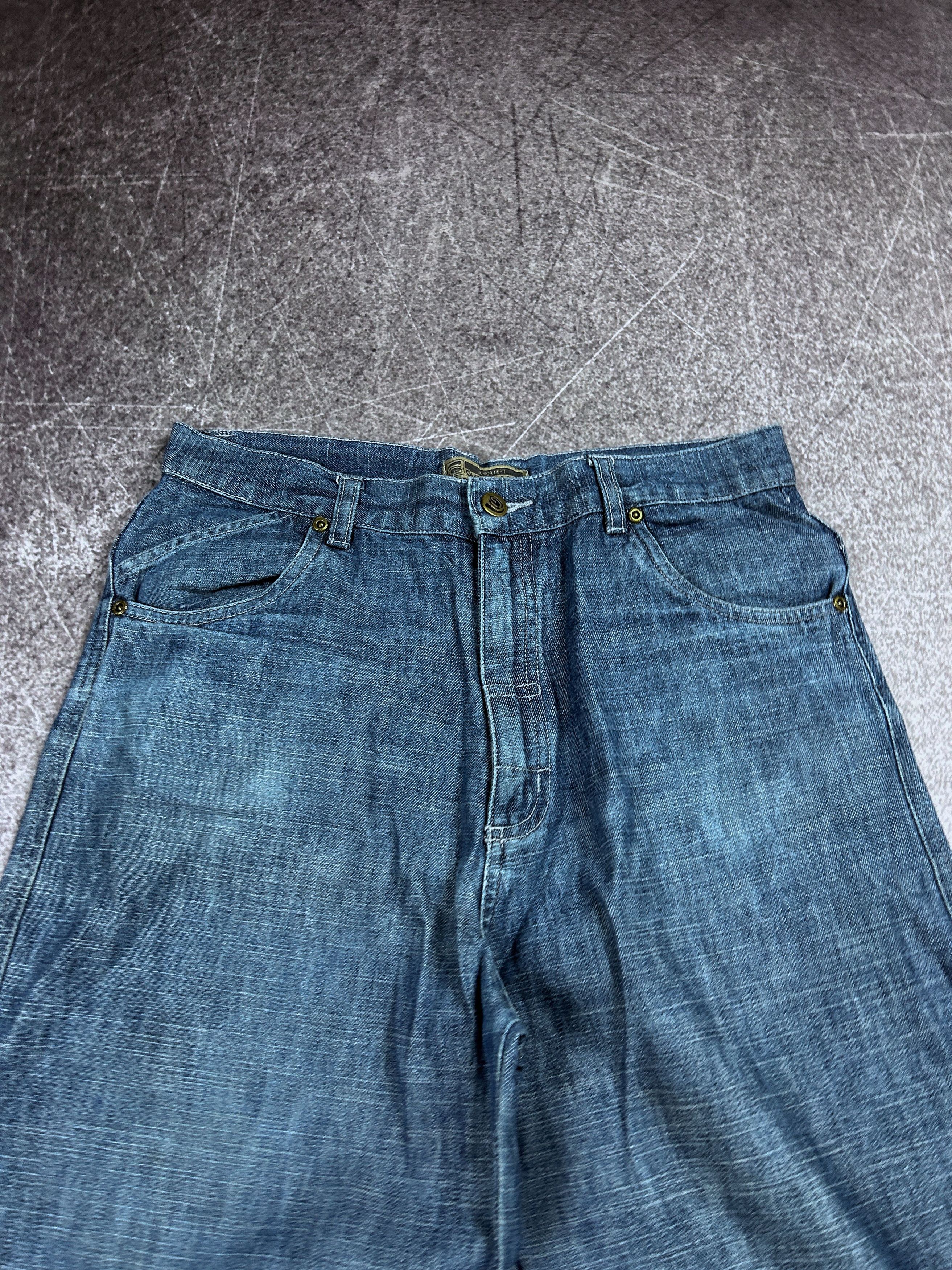 Designer VTG BAGGY RAP SK8 JNCO RICK OWENS STYLE WASHED JEANS Y2K Size US 30 / EU 46 - 7 Thumbnail