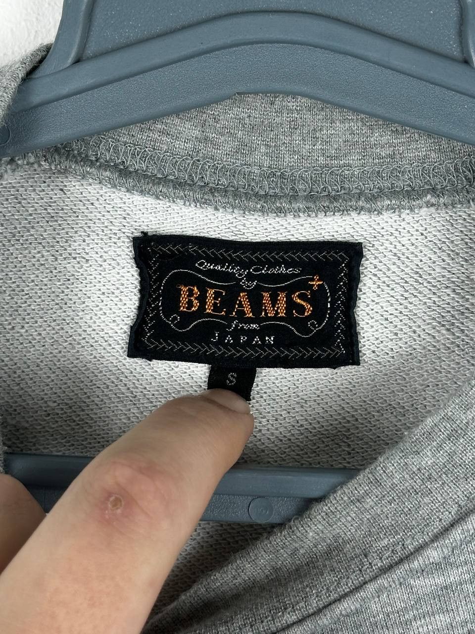Beams Plus × Japanese Brand Beams Plus Japanese Heavyweight Grey T Shirt Size S Size US S / EU 44-46 / 1 - 4 Thumbnail