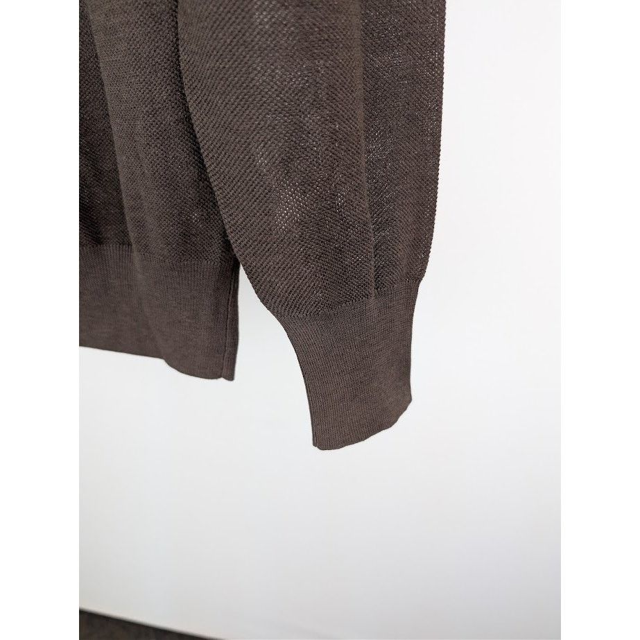 Tom Ford o1rshd1 Knitwear Polo Shirt in Ebony Size US M / EU 48-50 / 2 - 13 Thumbnail