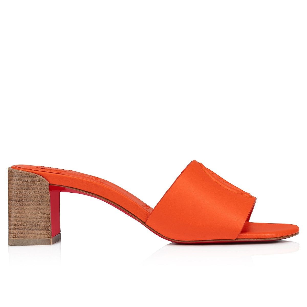 Christian Louboutin o1s1wg110225 Mules in Orange Size US 11 / IT 41 - 1 Thumbnail