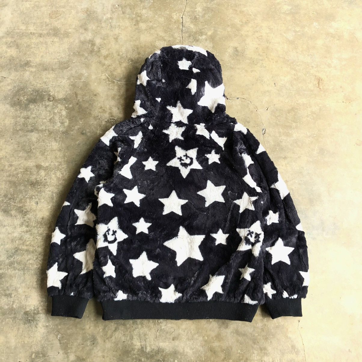 Hysteric Glamour 2000s World Love Smile & Stars Flecee Reversible Zip Lgb Size US M / EU 48-50 / 2 - 11 Thumbnail