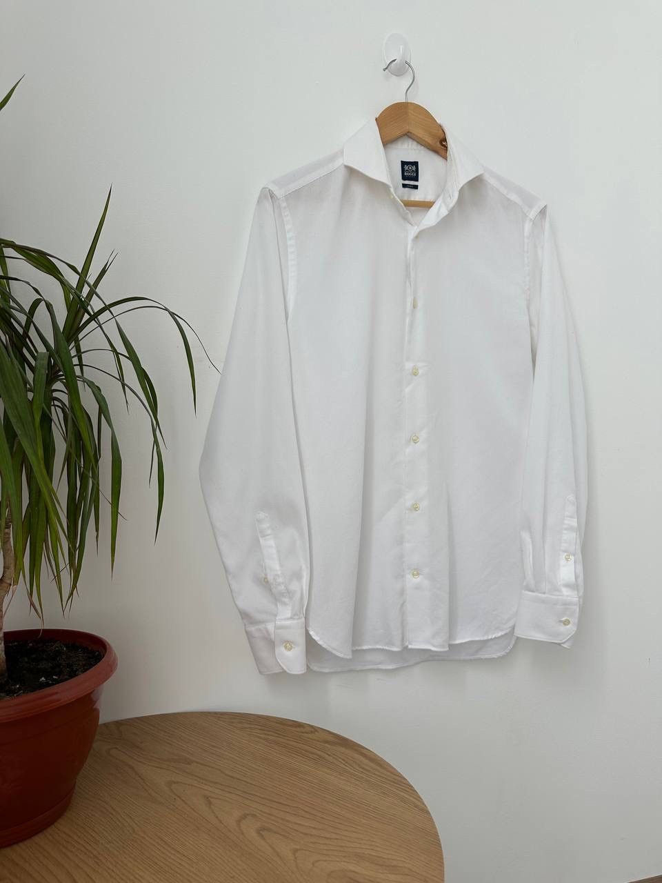 Boggi × Vintage Vintage Boggi Milano Whit Men’s Slim Fit Shirt Size US M / EU 48-50 / 2 - 3 Thumbnail