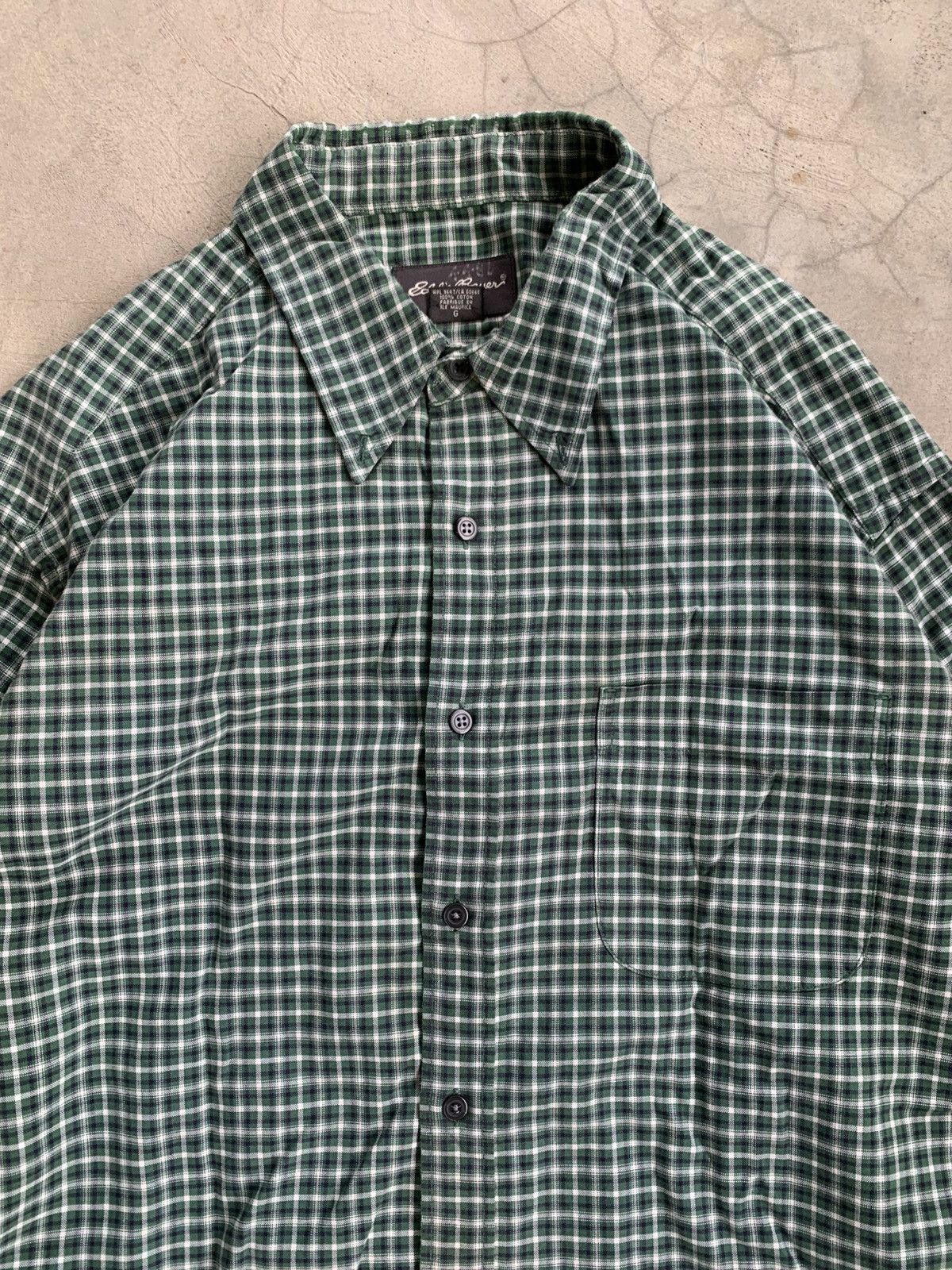 Vintage Cropped button up shirt flannel ediebauer boxy Size US L / EU 52-54 / 3 - 5 Thumbnail