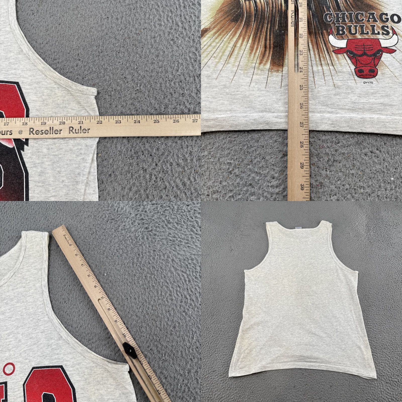 NBA VINTAGE 90s Chicago Bulls NBA Tank Top Size L Basketball Graphic Sleeveless Shirt Sports Mens Size US L / EU 52-54 / 3 - 8 Thumbnail