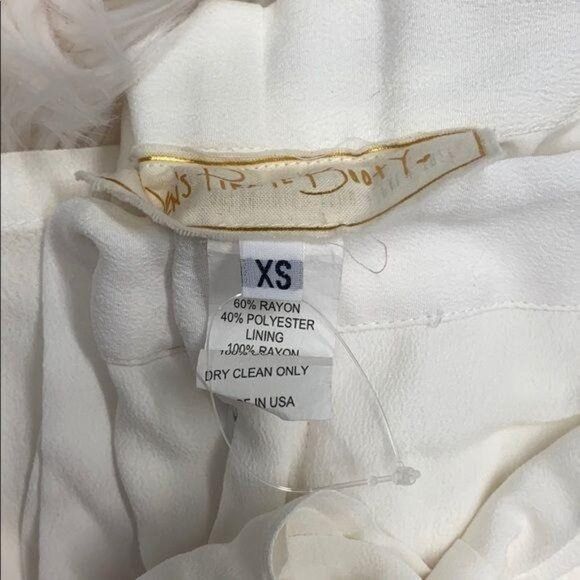 Other Jens Pirate Booty White Wedding High-Waist Wide-Leg Pants Size 26" / US 2 / IT 38 - 6 Thumbnail