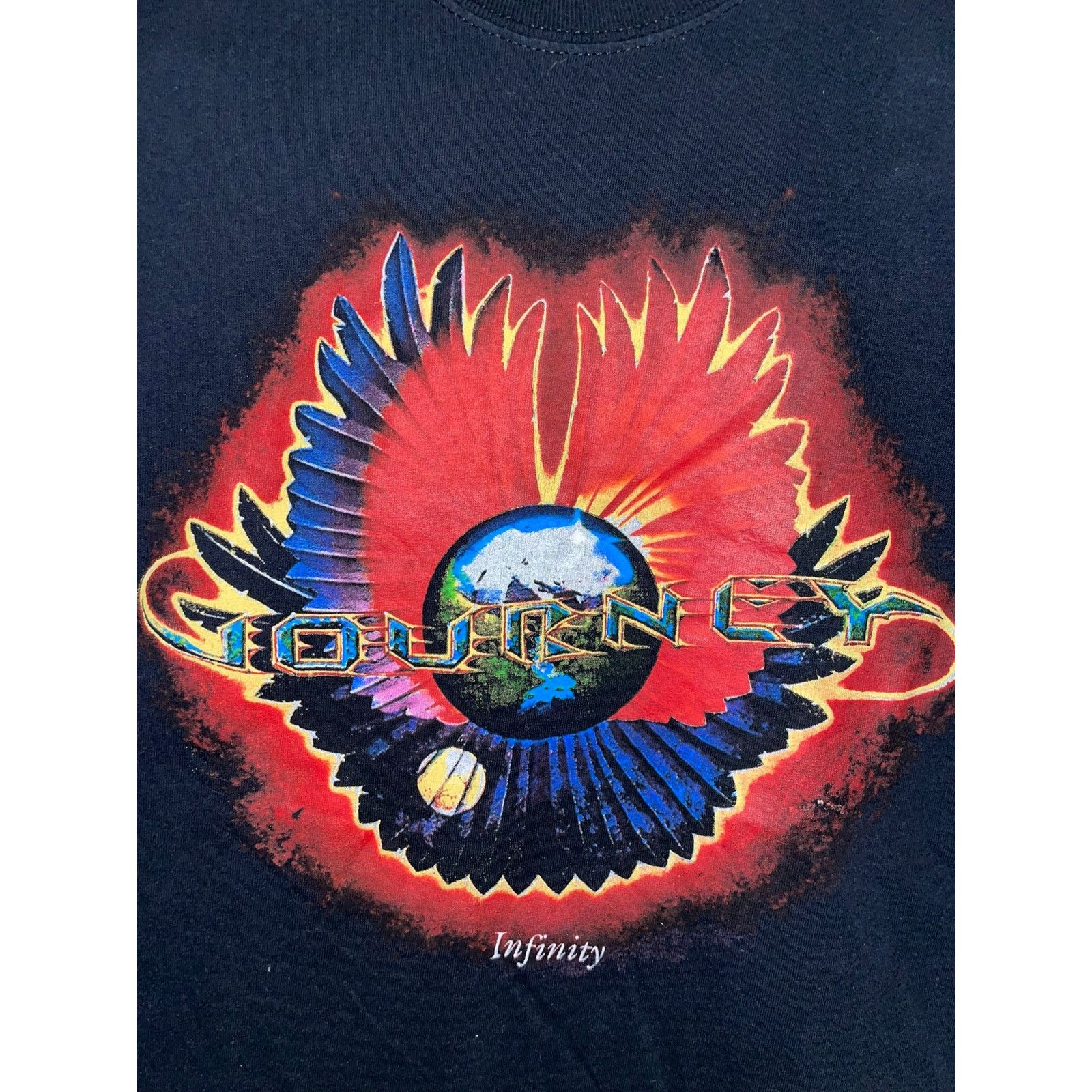 Band Tees Journey Shirt Infinity Band Rock Concert Music Graphic Tee M Size US M / EU 48-50 / 2 - 2 Thumbnail