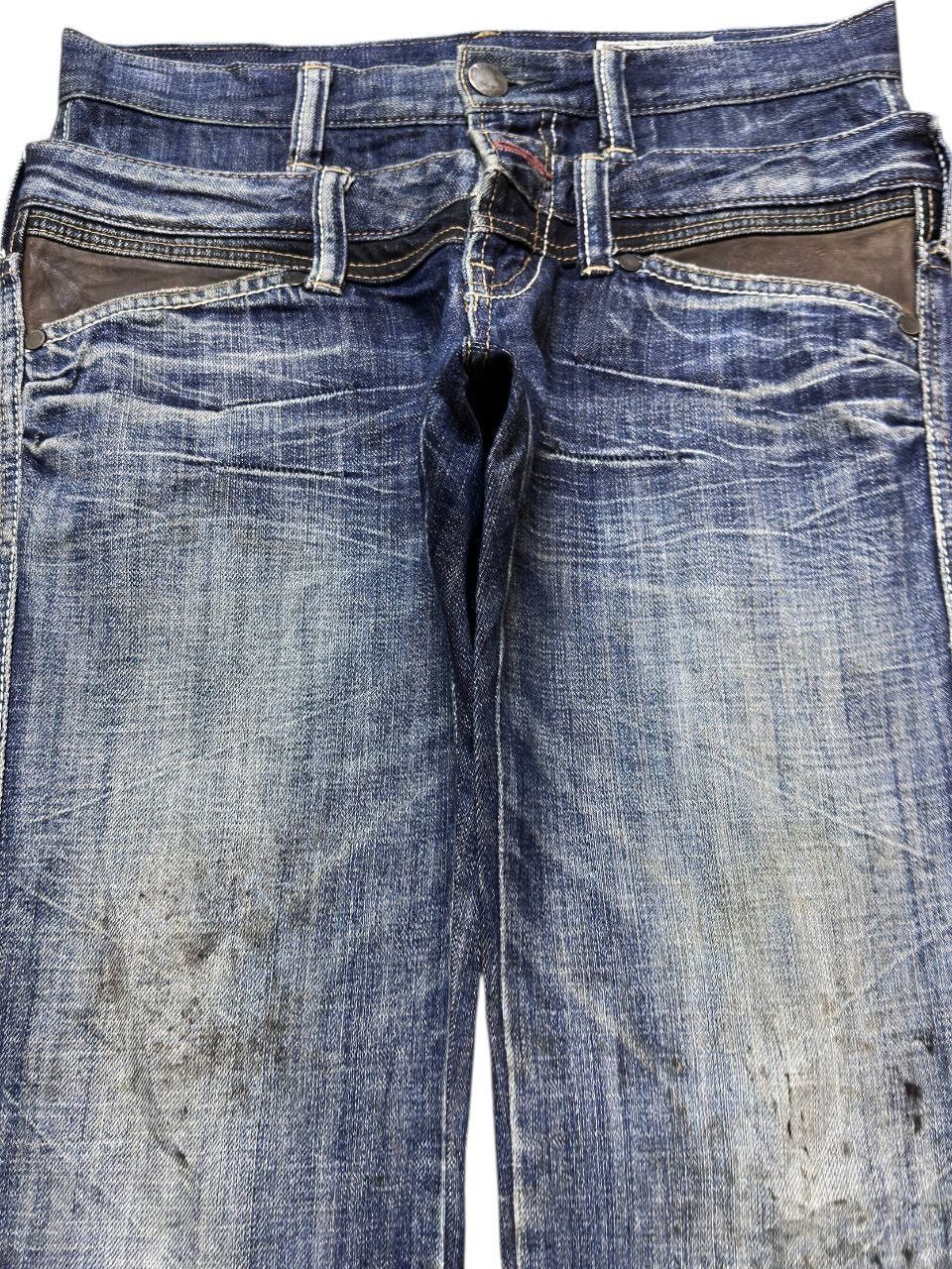 Kapital Vintage Antgauge Double Waist Grunge Denim Size US 31 - 2 Thumbnail