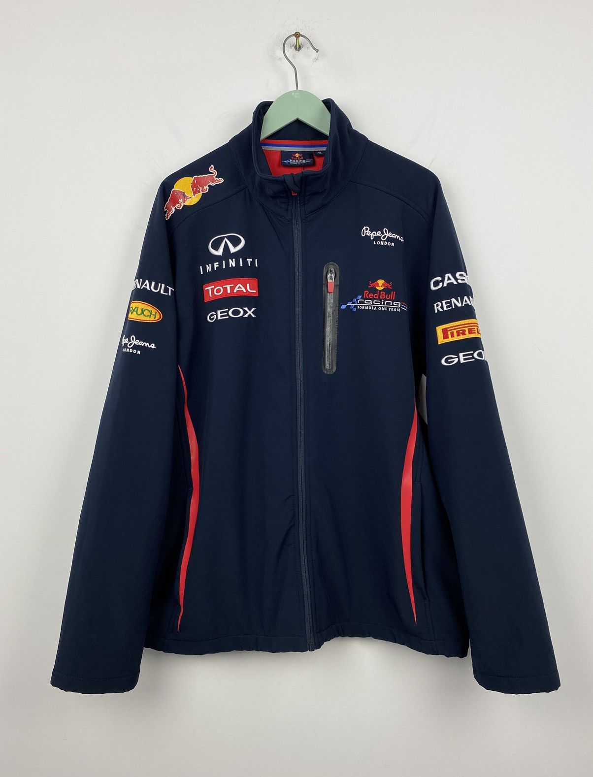 image of Infinity Softshell Racing Jacket F1 Bmw Honda in Dark Blue, Men's (Size XL)