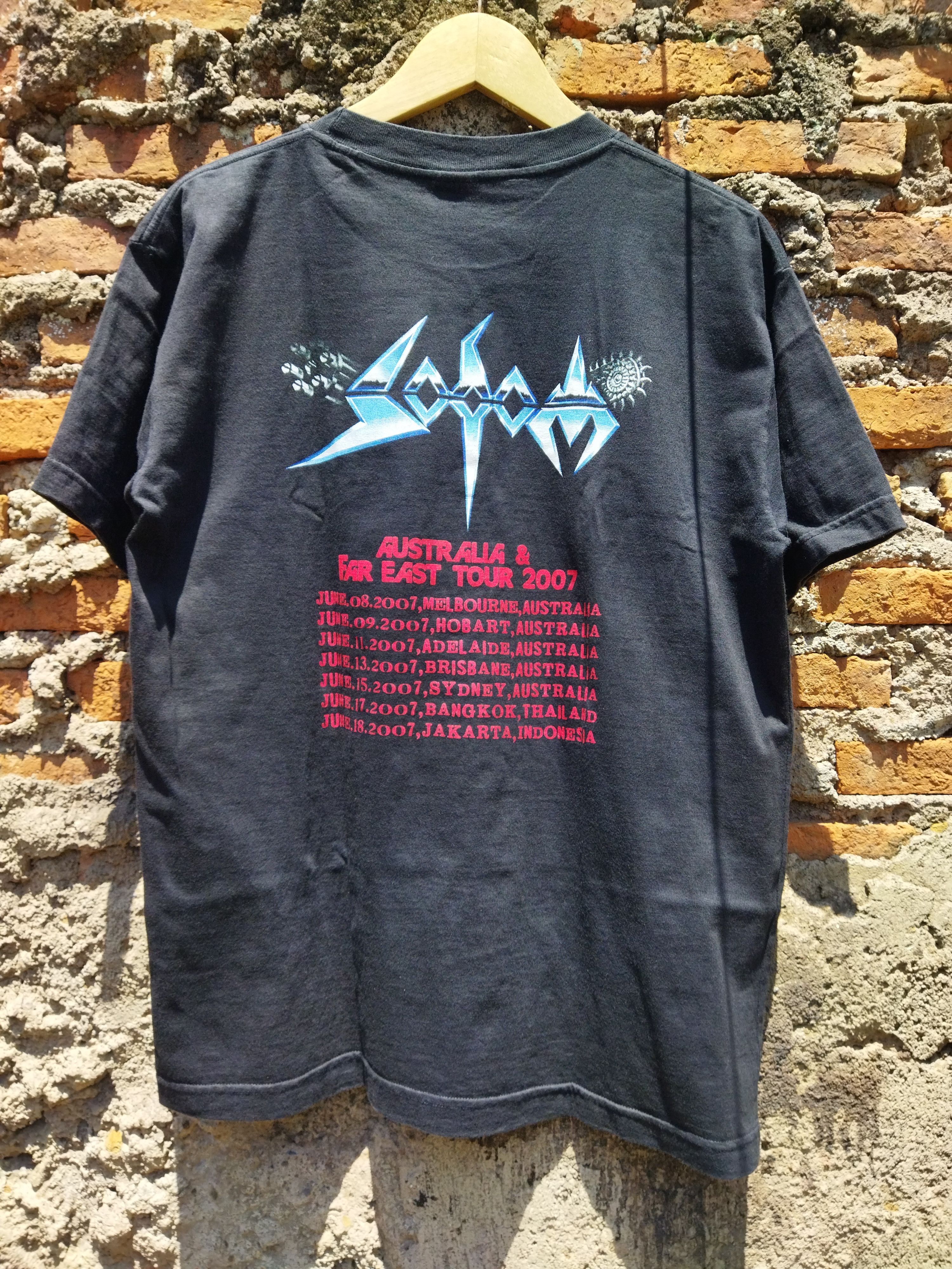 Band Tees SODOM australia & far east tour 2007 Size US L / EU 52-54 / 3 - 3 Thumbnail
