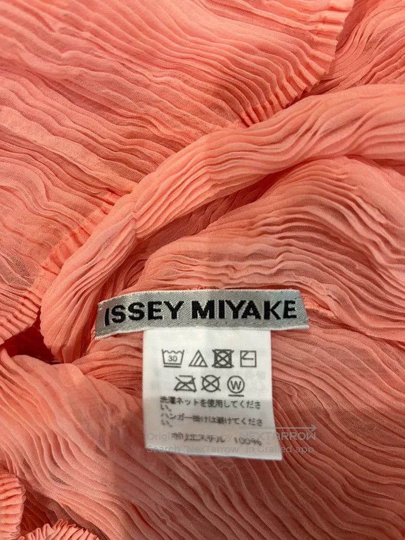 Issey Miyake Issey Miyake Salmon Sheer Mesh 3/4 Sleeve Base Layer Size M / US 6-8 / IT 42-44 - 3 Thumbnail