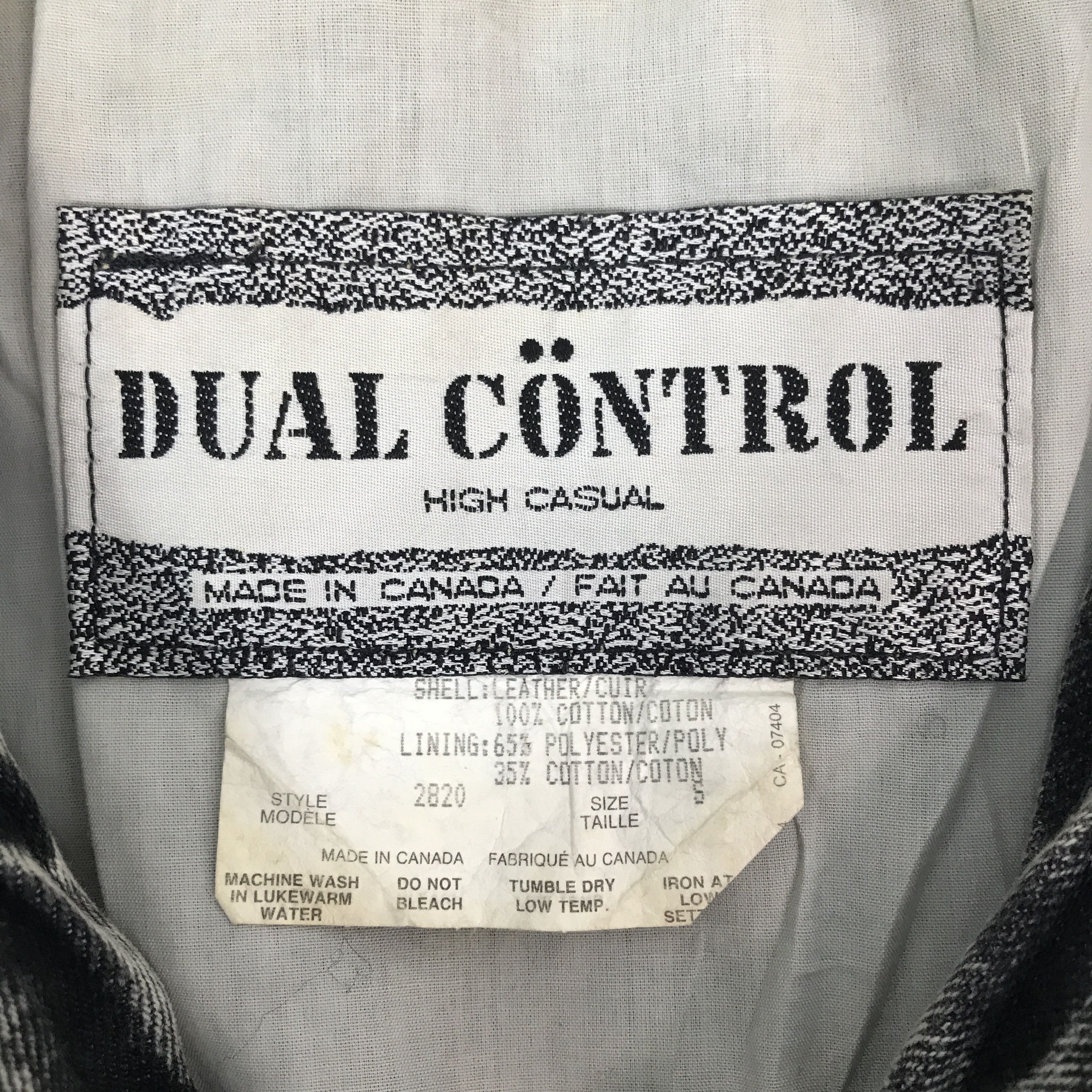 Vintage Vintage Dual Control Denim Leather Jacket Size US M / EU 48-50 / 2 - 9 Thumbnail