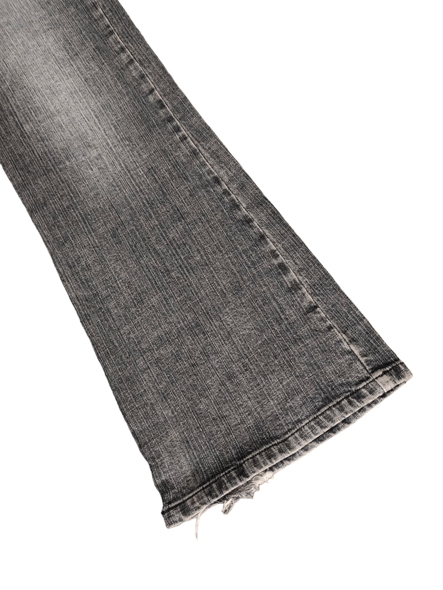 If Six Was Nine Flare Jeans Nylaus Distress Faded Boot Cut Y2k Mudmax Size US 29 - 8 Thumbnail