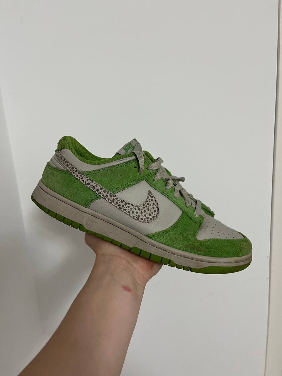 Nike Dunk Low Top Sneakers Shoes in Green, Men's (Size 9)