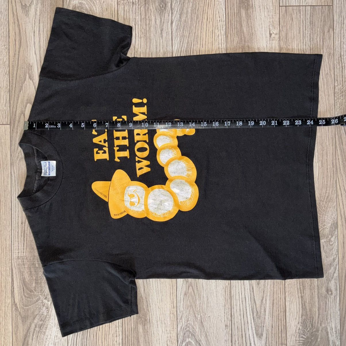 Other 80s Eat The Worm beer tee seen on axl rose Size US M / EU 48-50 / 2 - 8 Thumbnail