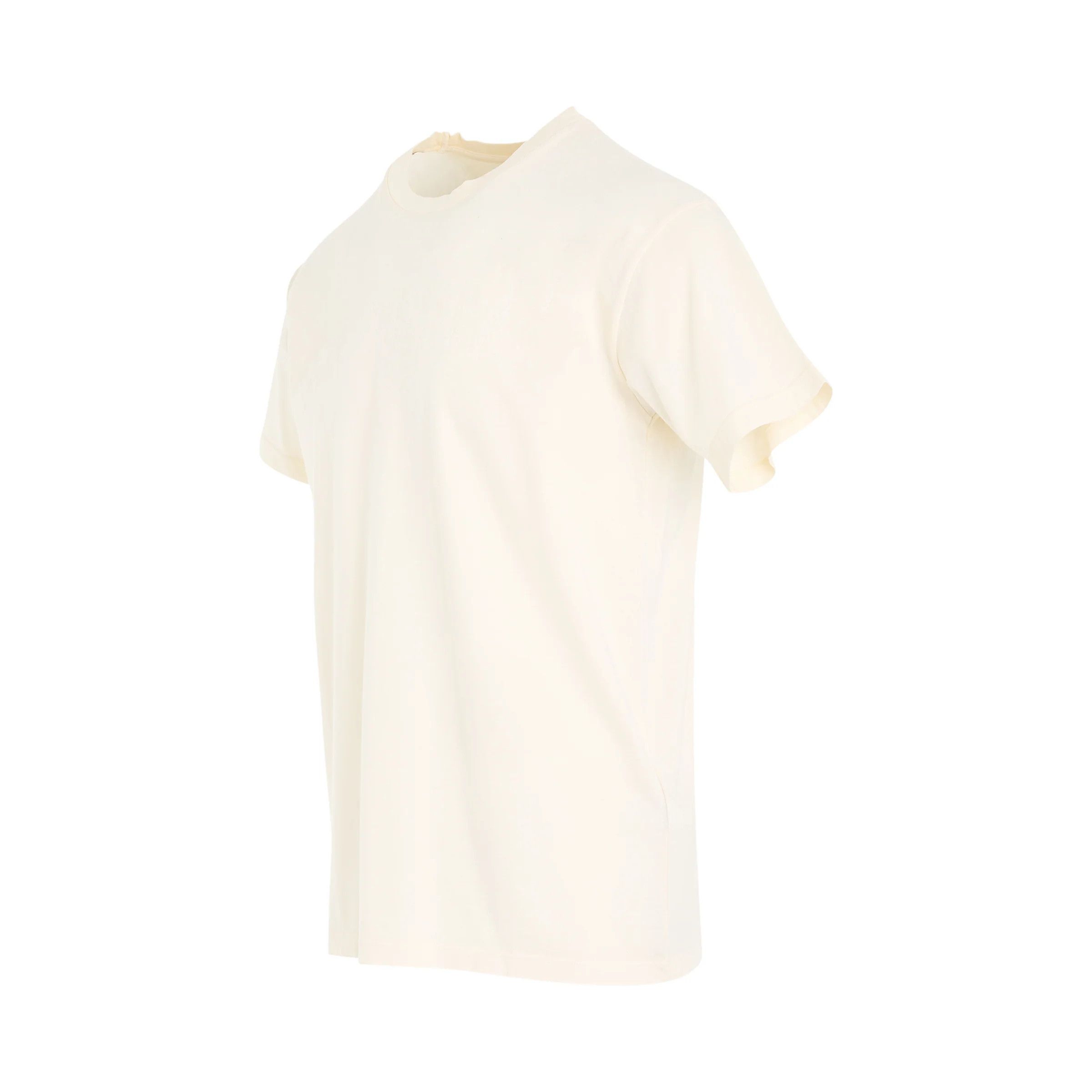 Maison Margiela o1mris0824 T-Shirt in Ivory Size US XS / EU 42 / 0 - 2 Thumbnail