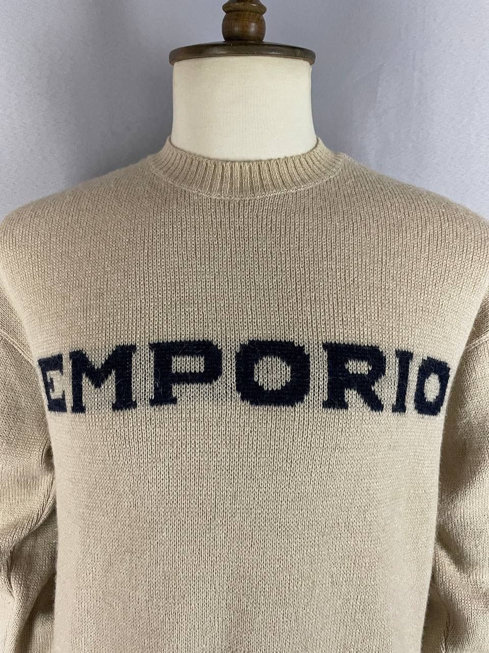 Emporio Armani Emperio Armani Vintage Sweater Logo Size US L / EU 52-54 / 3 - 4 Thumbnail