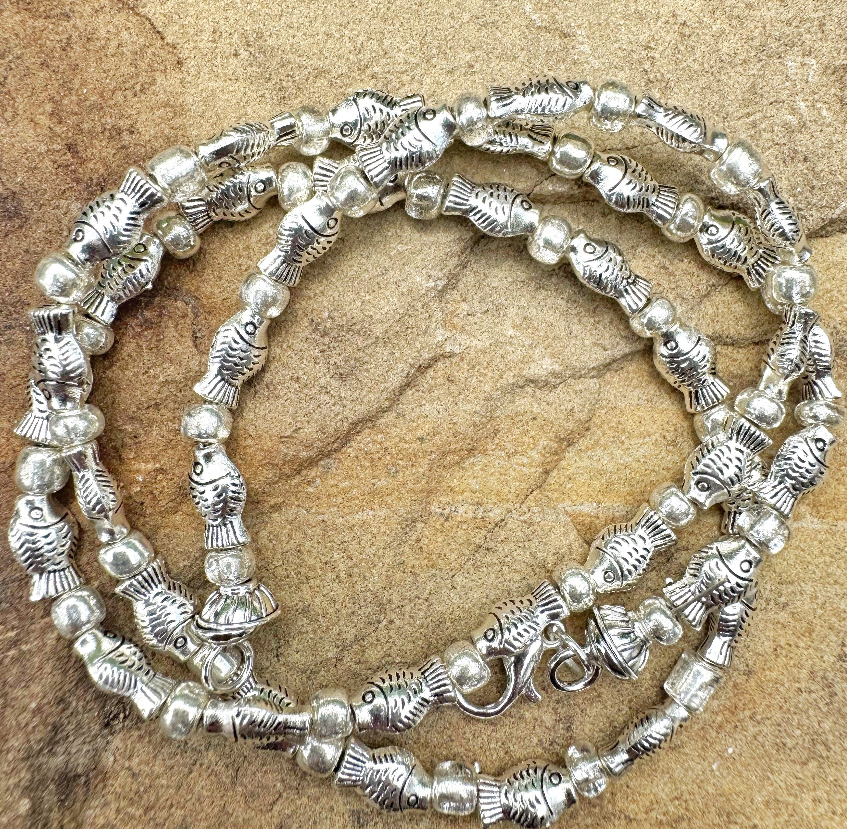 Other Fish Bracelet Stack – Silver Choker Vibes Size ONE SIZE - 6 Thumbnail