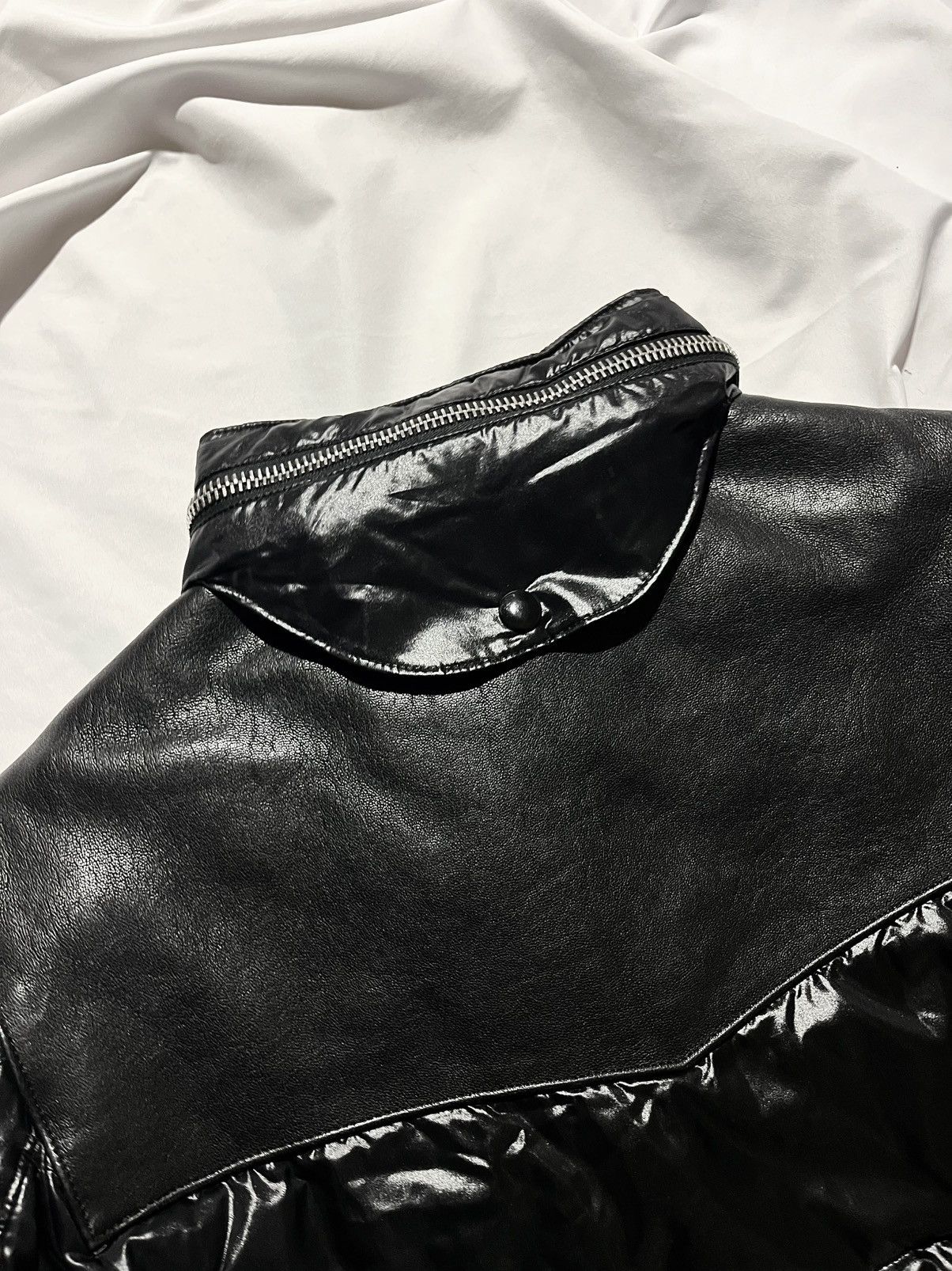 Hedi Slimane × Saint Laurent Paris Saint Laurent Paris FW2013 Leather Glossy Puffer By Hedi Size US M / EU 48-50 / 2 - 13 Thumbnail