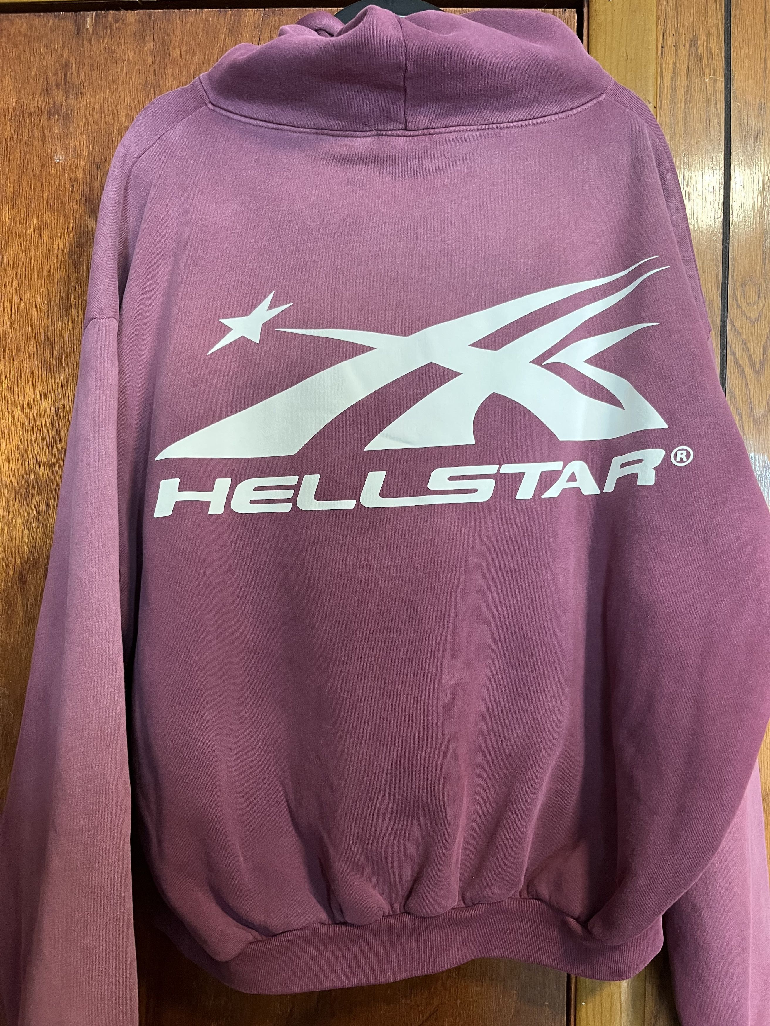 HELLSTAR Hellstar Mirror Face Zip Up Hooded Sweatshirt (Large) Size US L / EU 52-54 / 3 - 2 Thumbnail