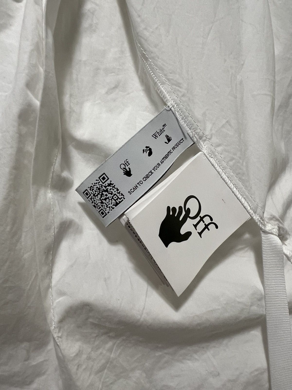 Off-White Off-White Wrapped Waist Poplin Shirt Size XS / US 0-2 / IT 36-38 - 7 Thumbnail