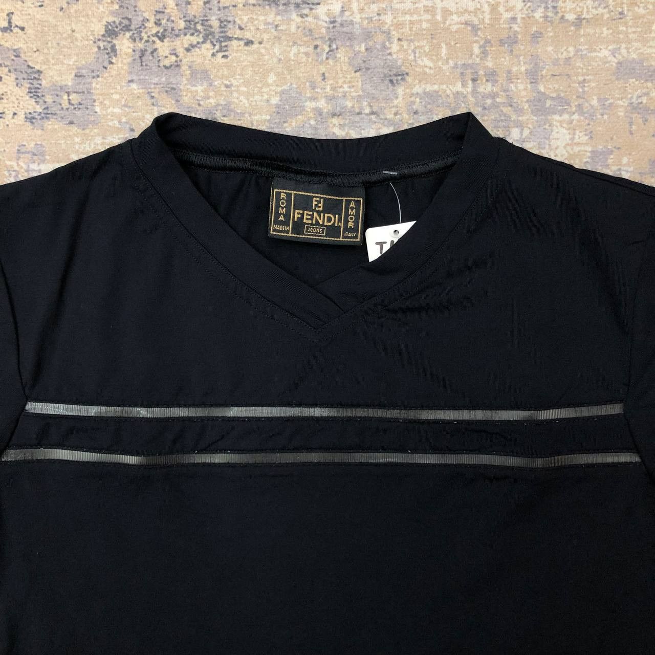 Fendi T140 FENDI STRETCHABLE TEE Size L / US 10 / IT 46 - 2 Thumbnail